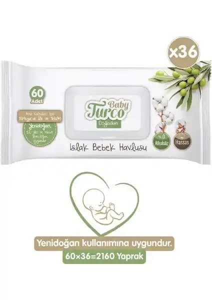 Baby Turco Doğadan ve Pure Baby Organik Pamuklu Islak Havlu Karşılaştırması