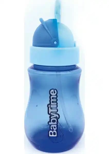 BabyTime Renkli Pipetli Bardak Mavi: Çocuklar İçin Güvenli ve Pratik İçme Kabı
