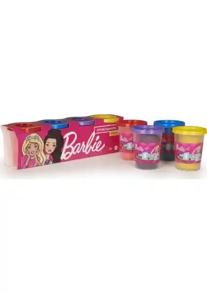 Barbie Oyun Hamuru 4'lü Paket: Yaratıcılığı Destekleyen Renkli ve Yüksek Kaliteli Oyun Seti