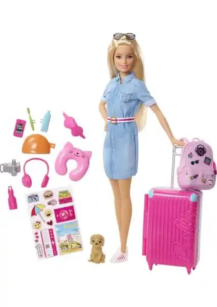 Barbie Seyahatte Bebeği ve Aksesuarları: Detaylı ve Eğlenceli Rol Yapma Oyuncağı