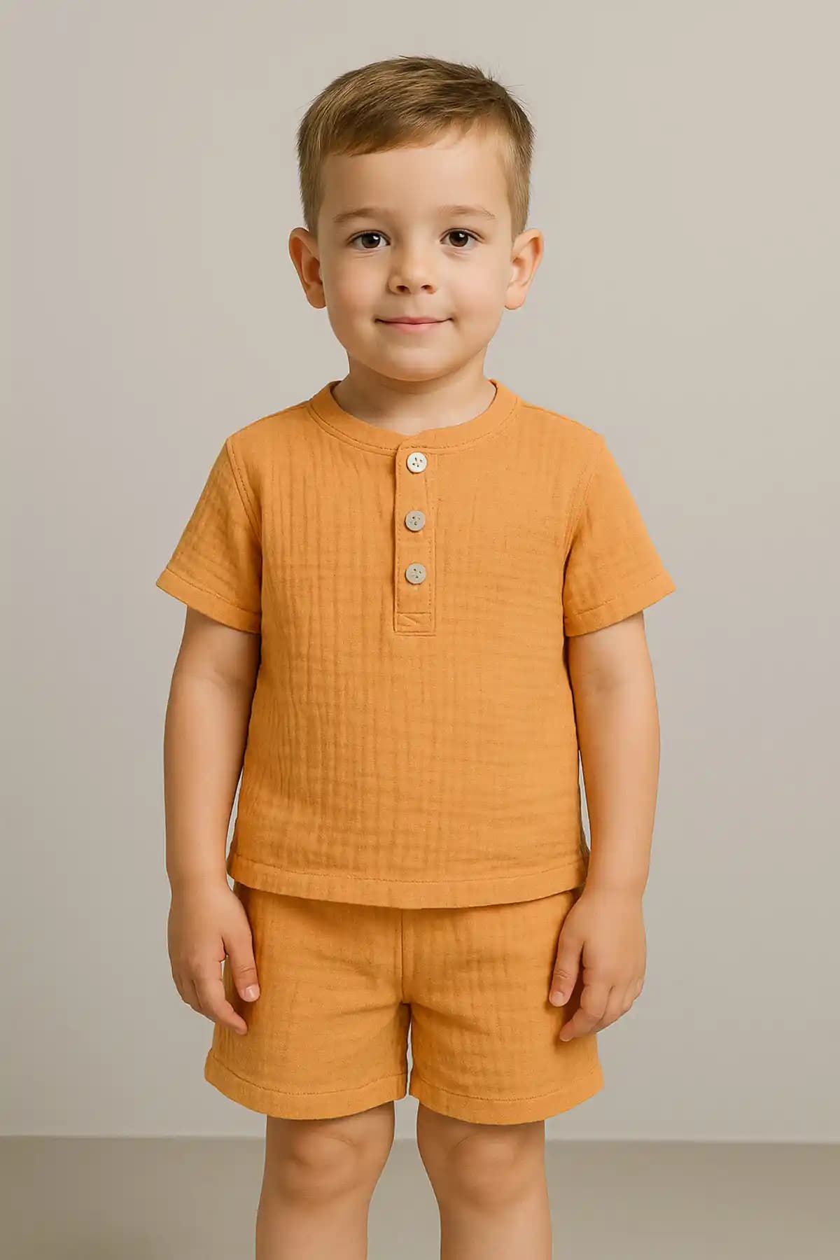 Bubito Unisex Pamuklu Bebek ve Çocuk Müslin Alt Üst Takımı Konfor ve Şıklık Sunar