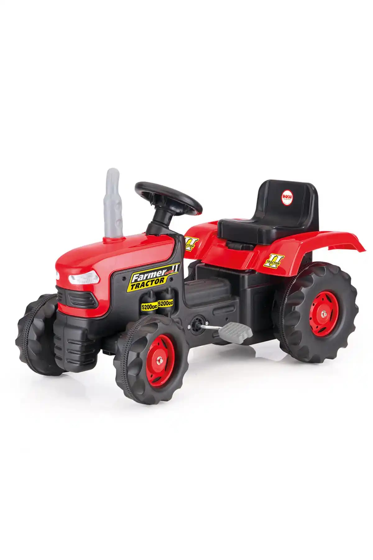 Dolu Pedallı Traktor Çocuklar İçin Güvenli ve Dayanıklı Oyun Aracı