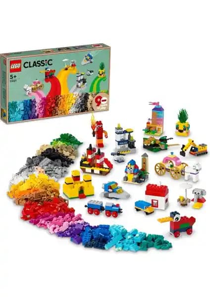 LEGO Classic 90 Yıl Özel Seti 11021 Yaratıcı ve Eğitici Oyuncak Seçeneği