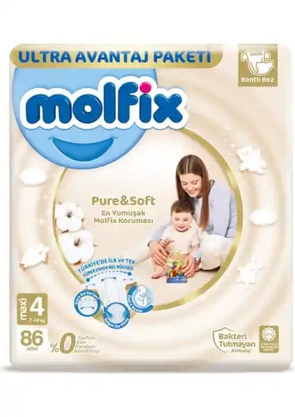 Molfix Pure & Soft Bebek Bezi 4 Beden Maxi Karşılaştırması ve Kullanıcı Yorumları