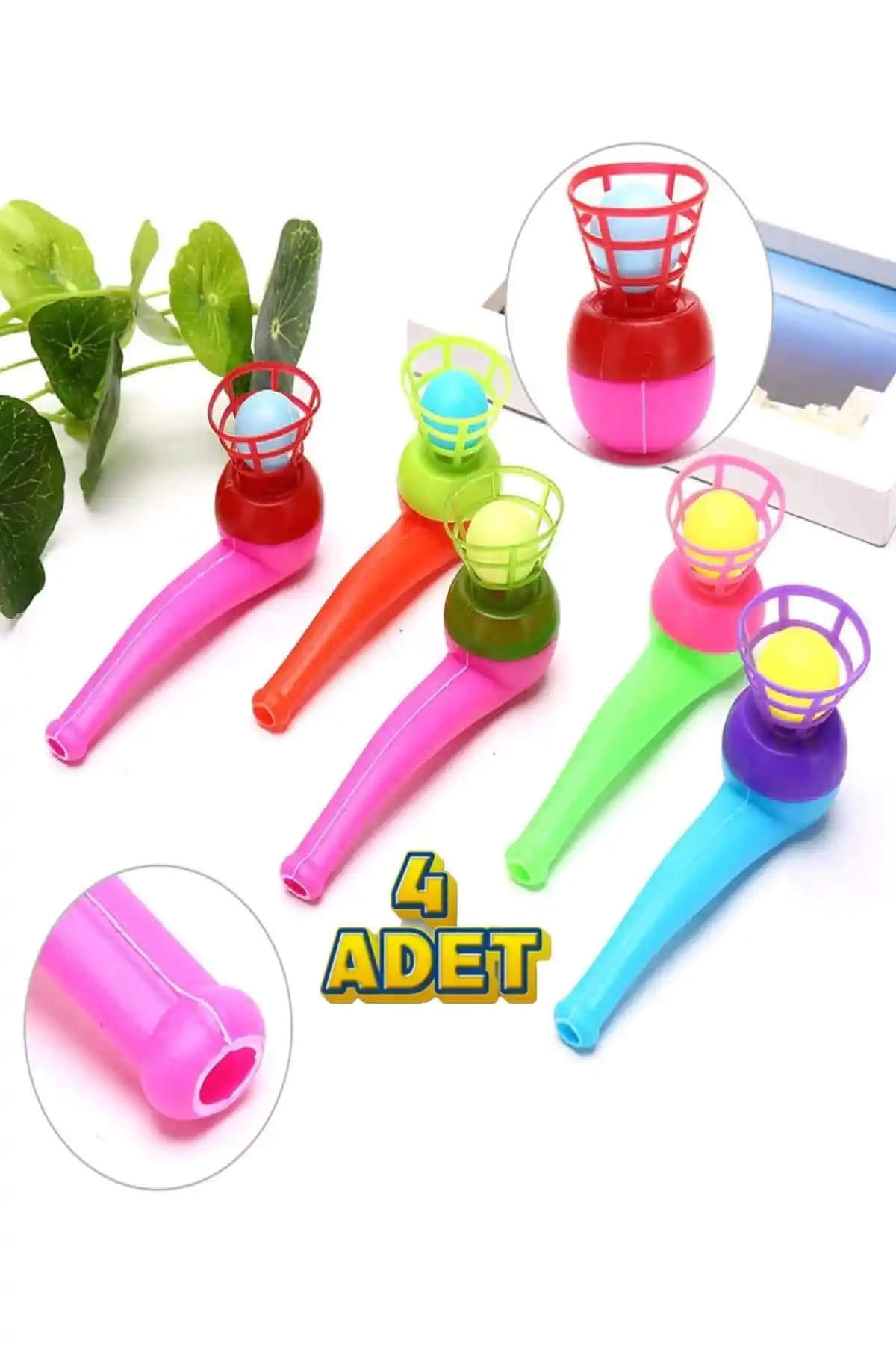 RoseRoi 4'lü Oyuncak Saksafon Seti Çocuklar İçin Eğitici ve Eğlenceli Müzik Oyuncağı