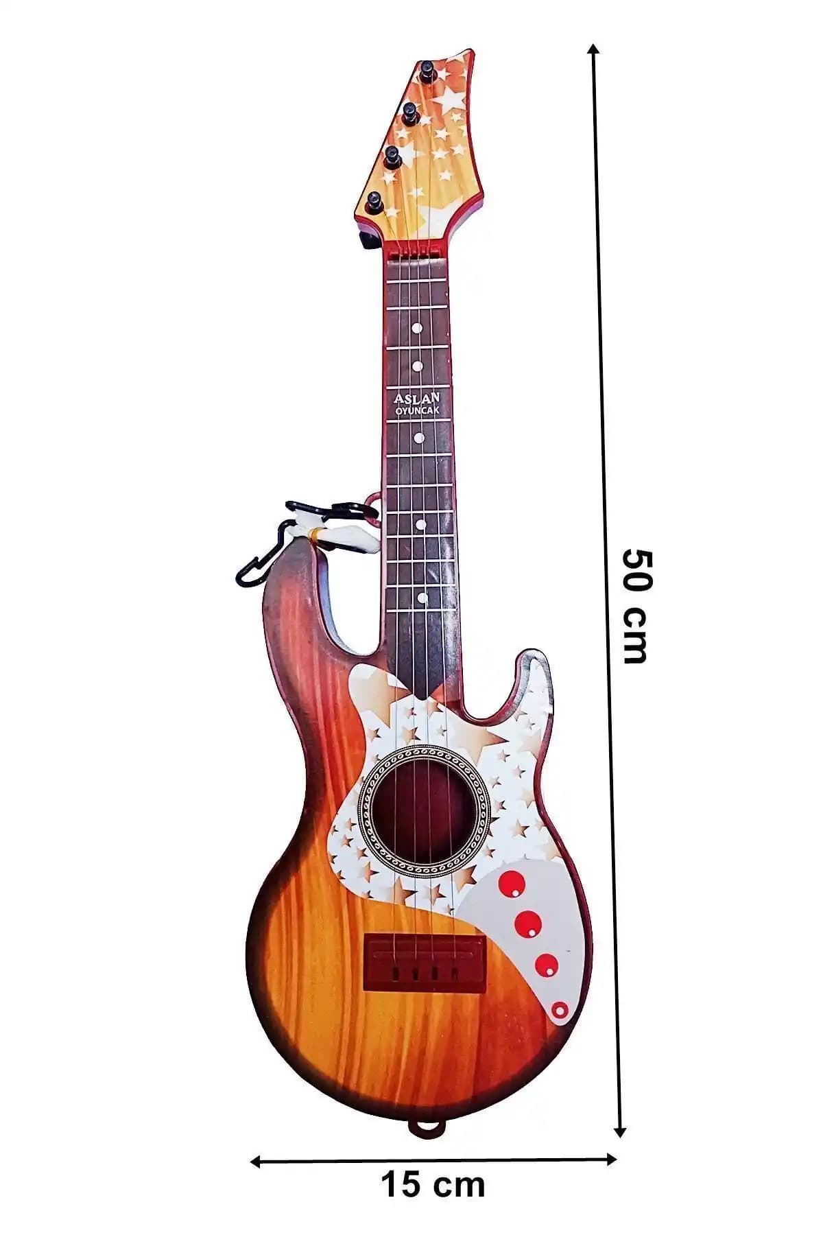 Satış Diyarı Çocuklar İçin Eğlenceli ve Öğretici Plastik Oyuncak Gitar Ürünü Tanıtımı