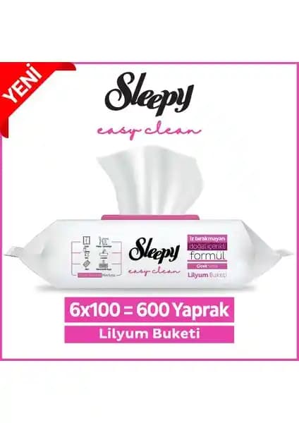 Sleepy Easy Clean Lilyum Buketi: Doğal ve Hijyenik Yüzey Temizleme Seti