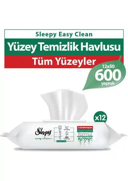 Sleepy Easy Clean Yüzey Temizlik Havlusu ve Mendili: Günlük Hijyen İçin Pratik Çözüm