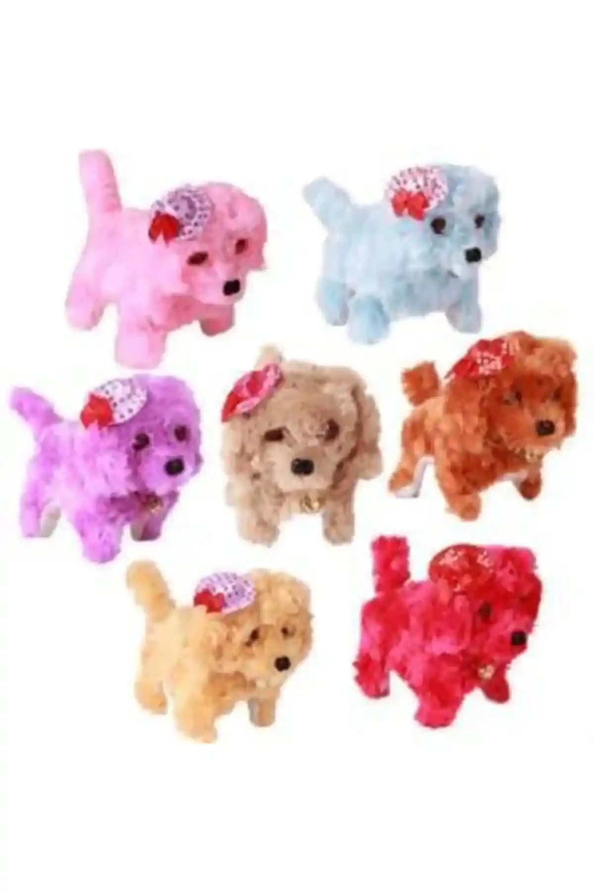 Türkçe Sesli ve Işıklı Peluş Köpek Oyuncağı Çocuklar İçin Güvenli ve Eğlenceli