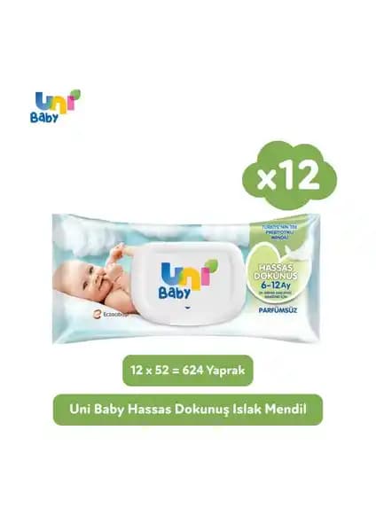 Uni Baby Hassas Dokunus Islak Mendil: Bebeklerin Hassas Ciltleri İçin Güvenilir Temizlik Çözümü