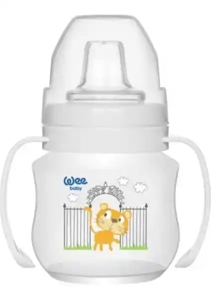 Wee Baby Beyaz Akıtmaz Kulplu Pp Antikolik Bardak Bebekler İçin Güvenli ve Pratik İçme Çözümü