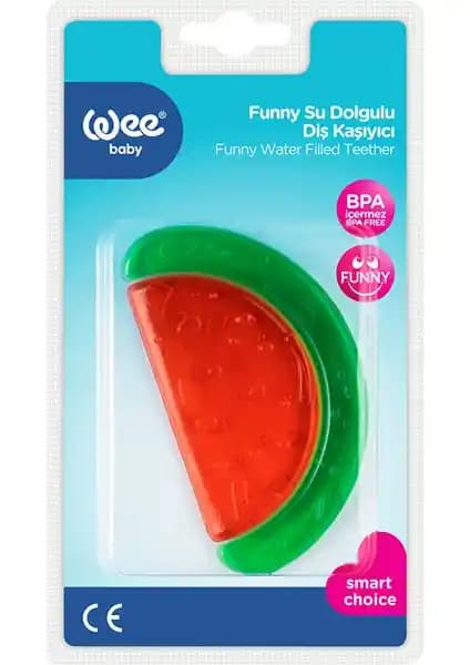 Wee Baby Su Dolgulu Diş Kaşıyıcı Bebeklerin Diş Çıkarma Sürecine Renkli ve Güvenli Destek