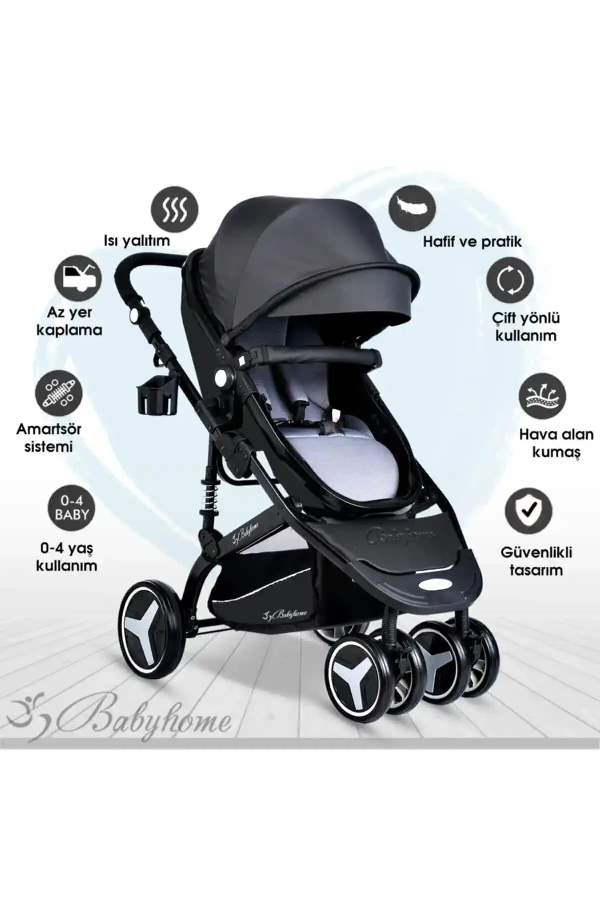 Baby Home 8 in 1 Çok Fonksiyonlu Bebek Arabası Özellikleri ve Kullanım Avantajları