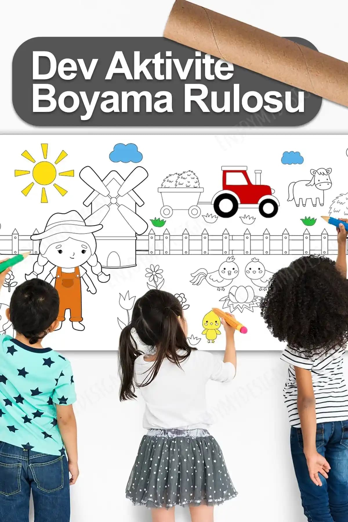 Çiftlik Temalı Eğitici Aktivite Kağıtları Çocukların Öğrenme ve Gelişimine Katkı Sağlar