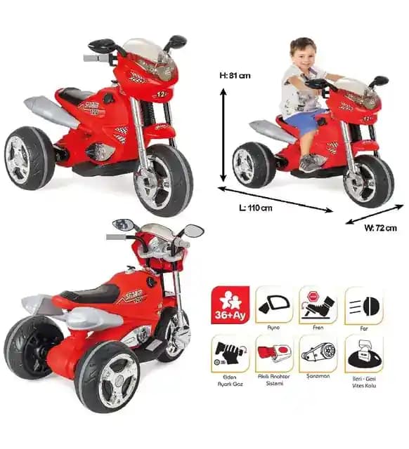 Çocuklar İçin 12 Volt Motosiklet Oyuncakları Güvenli ve Eğlenceli Kullanım Rehberi