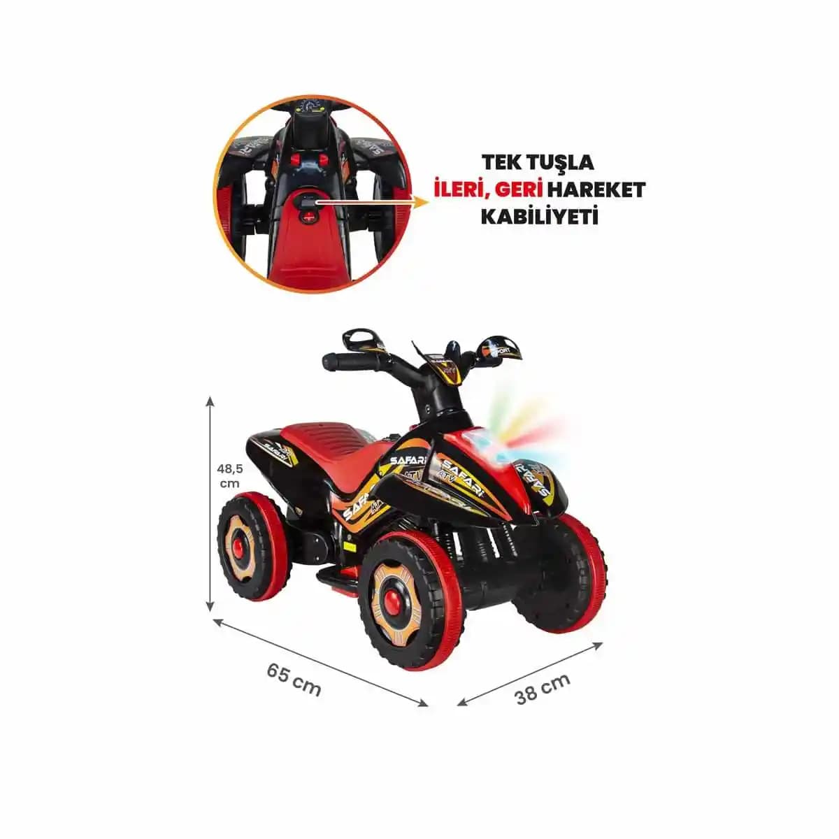 Çocuklar İçin Akülü ATV ve Safari Modelleri Güvenlik ve Gelişim Fırsatları