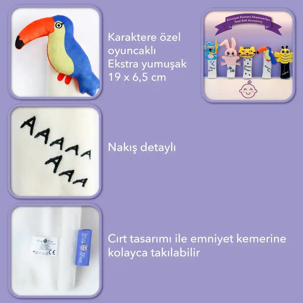 Çocuklar İçin Eğlenceli ve Güvenli Tukan Modeli Kemeri Aksesuarları Ürün İncelemesi
