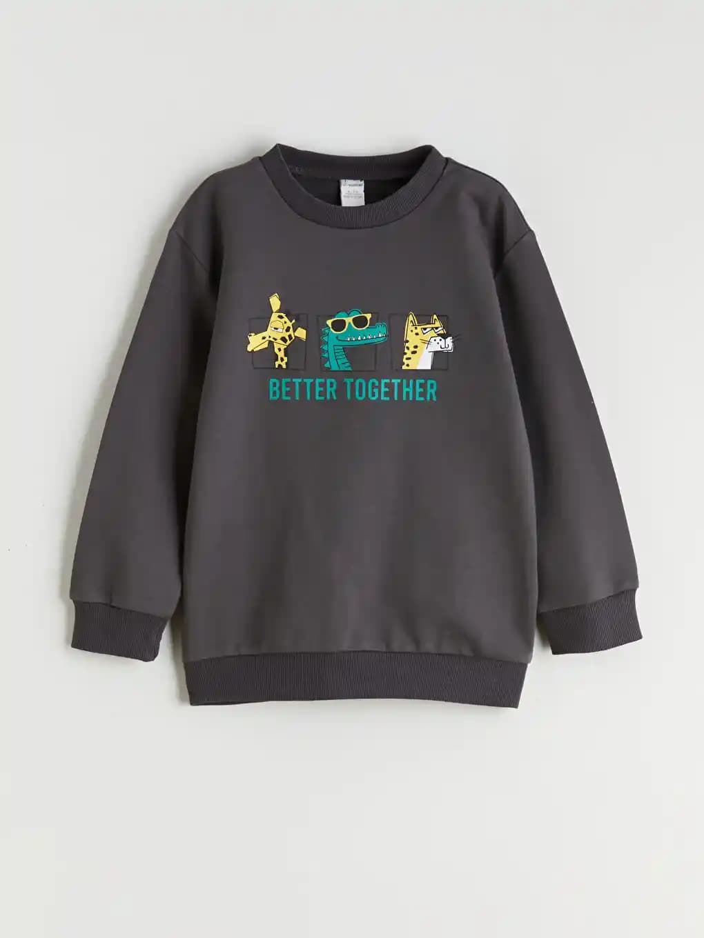 Çocuklar İçin Hayvan Baskılı Sweatshirt Modelleri ve Güncel Trendler