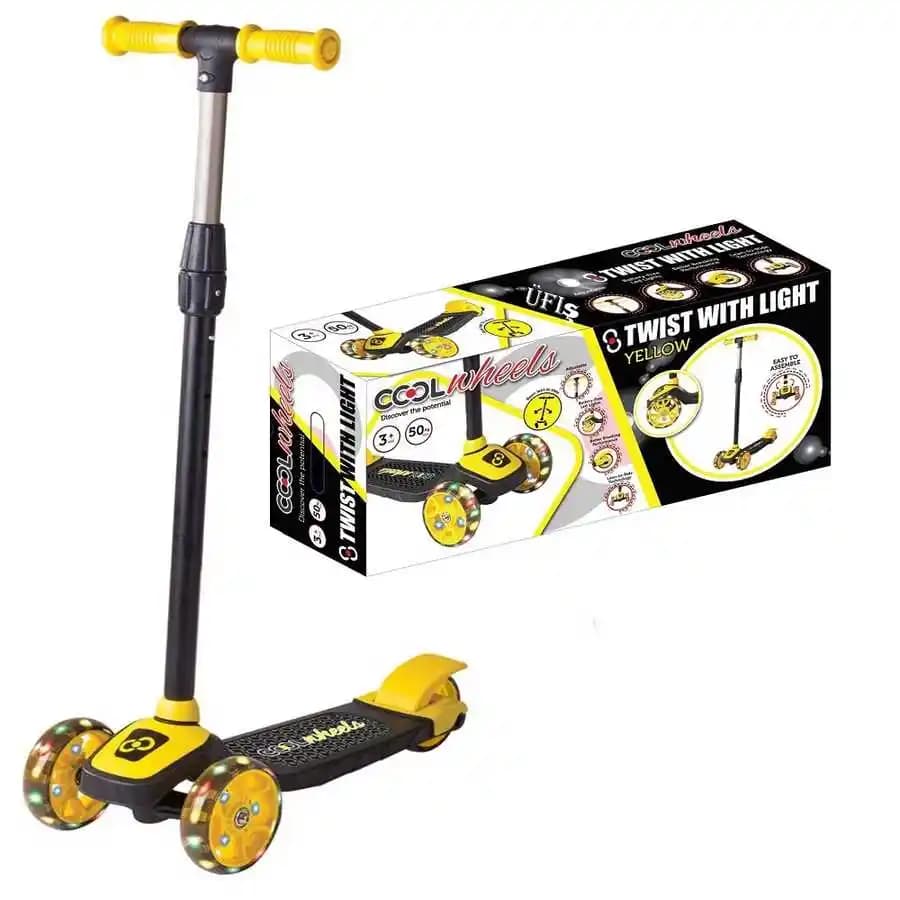 Cool Wheels Twist 3 Işıklı Scooter Çocuklar İçin Güvenli ve Eğlenceli Ulaşım Aracı