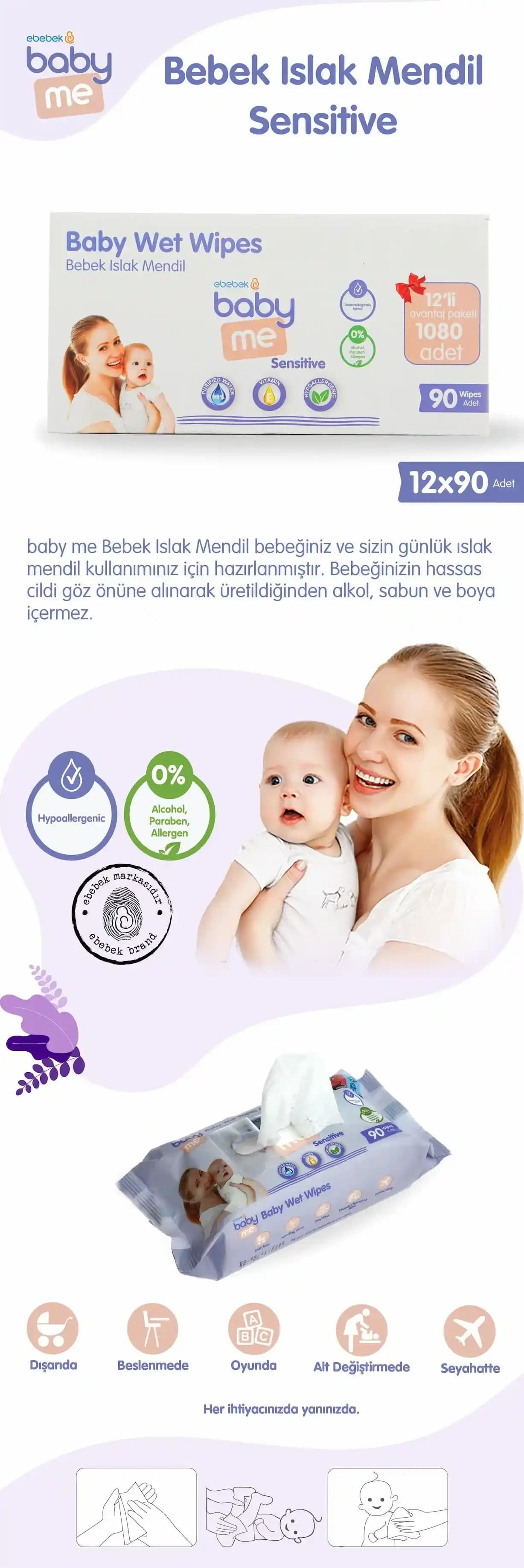 Hassas Ciltler İçin Güvenli ve Dermatolojik Testli Islak Mendil Seçenekleri