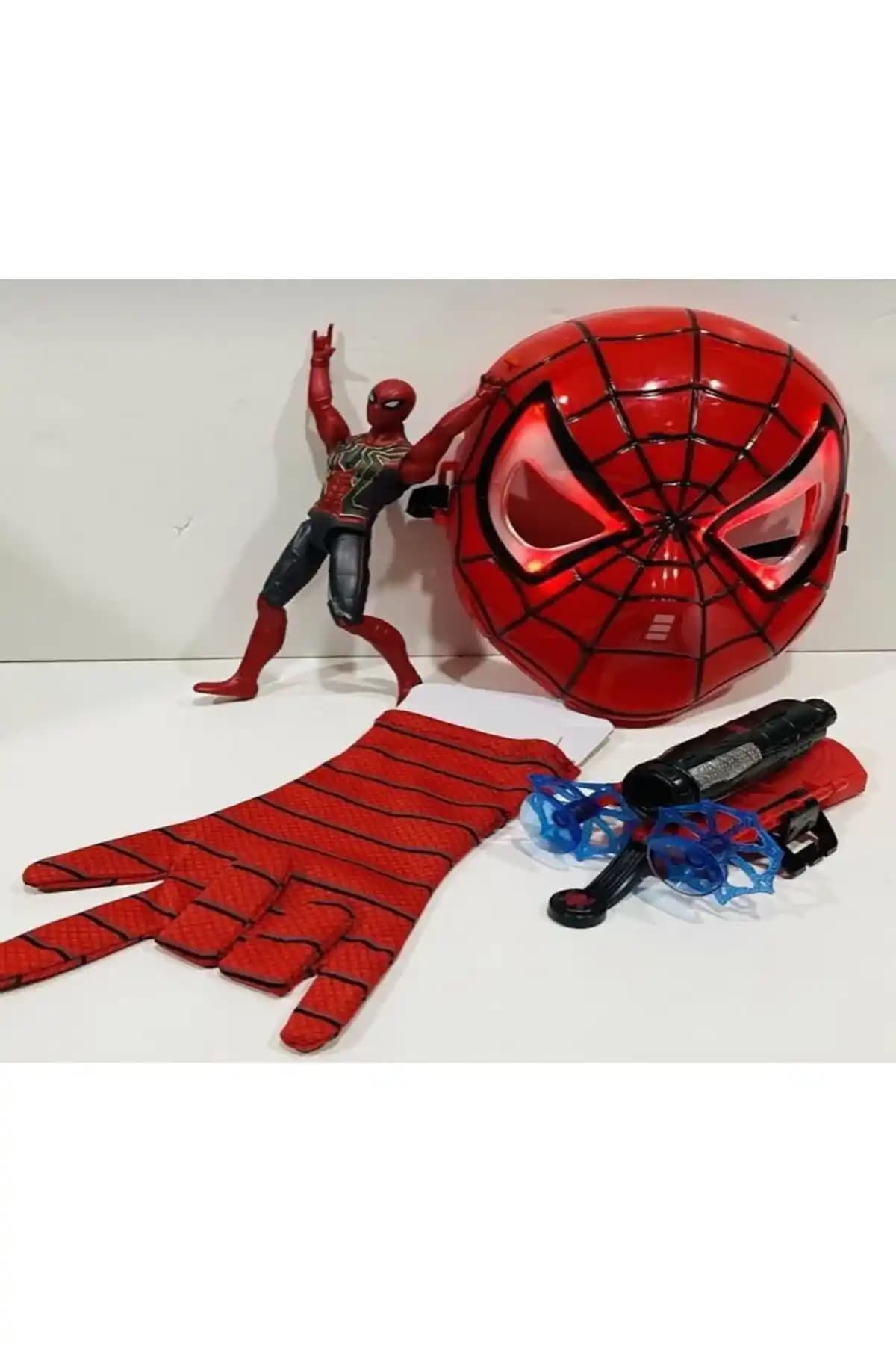 Işıklı Spiderman Eldiven Seti: Çocuklar İçin Güvenli ve Eğlenceli Oyun Arkadaşı