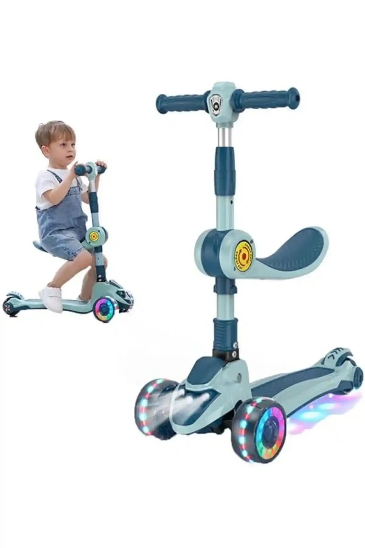 Işıklı ve Güvenli 3 Tekerlekli Çocuk Scooter'lar: Güvenlik ve Eğlence Bir Arada