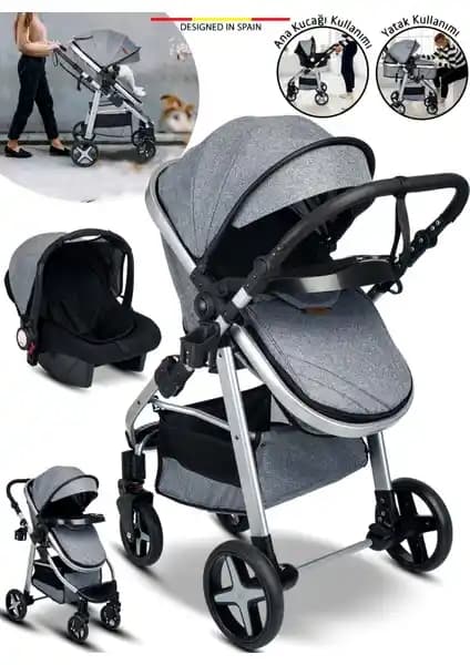 Baby Home 950 Tayla vs Yoyko Wow Çift Yönlü Seyahat Sistemi ve Kabin Boy Tek Elle Katlanır