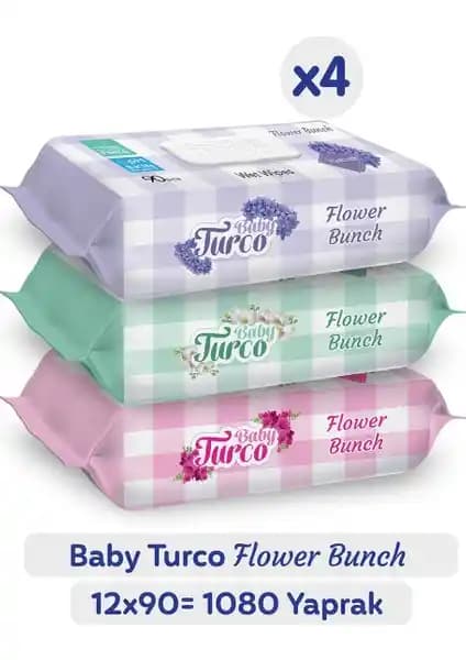 Baby Turco Flower Bunch Islak Havlu ile Gül Kokulu Islak Mendillerin Günlük Kullanım Avantajları ve Özellikleri