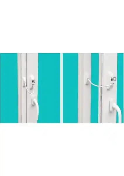 Kidmix Çelik Halatlı PVC Pencere Emniyet Kilidi Beyaz ile Penkid Kilidi Karşılaştırması