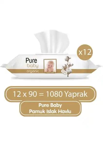 Pure Baby Organik Pamuklu Islak Havlu ile Sleepy Natural Yenidoğan Islak Havlu Karşılaştırma