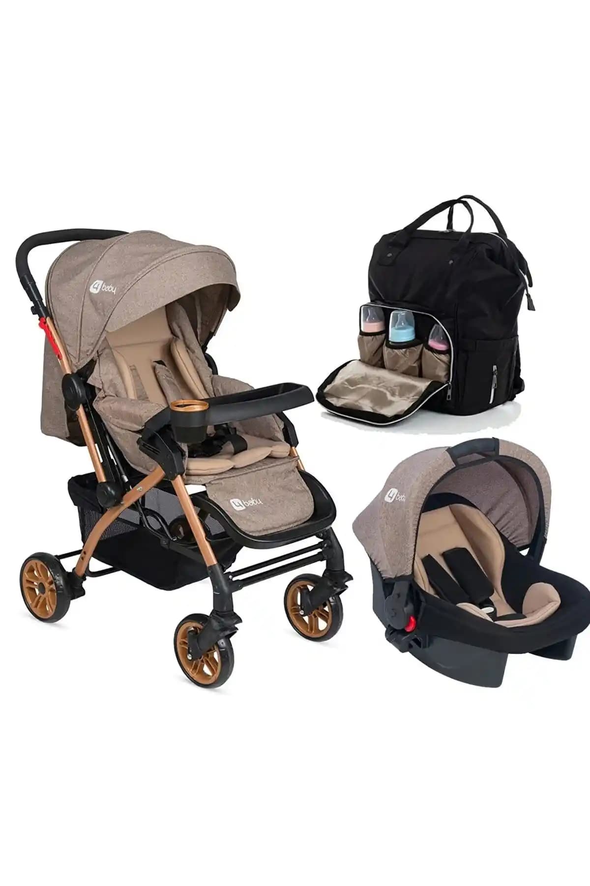 4 Baby Active Gold Bebek Arabası ve Termal Çanta İncelemesi: Fonksiyonellik ve Tasarım Özellikleri
