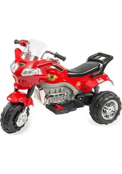 Aliş 404 Kırmızı Akülü Turbo Go-Way Motosiklet: Güçlü ve Güvenli Çocuk Oyuncağı