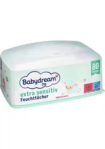 Babydream Aloe Vera Kokulu Bebek Islak Temizleme Mendili Güvenli ve Doğal Bebek Temizlik Çözümü