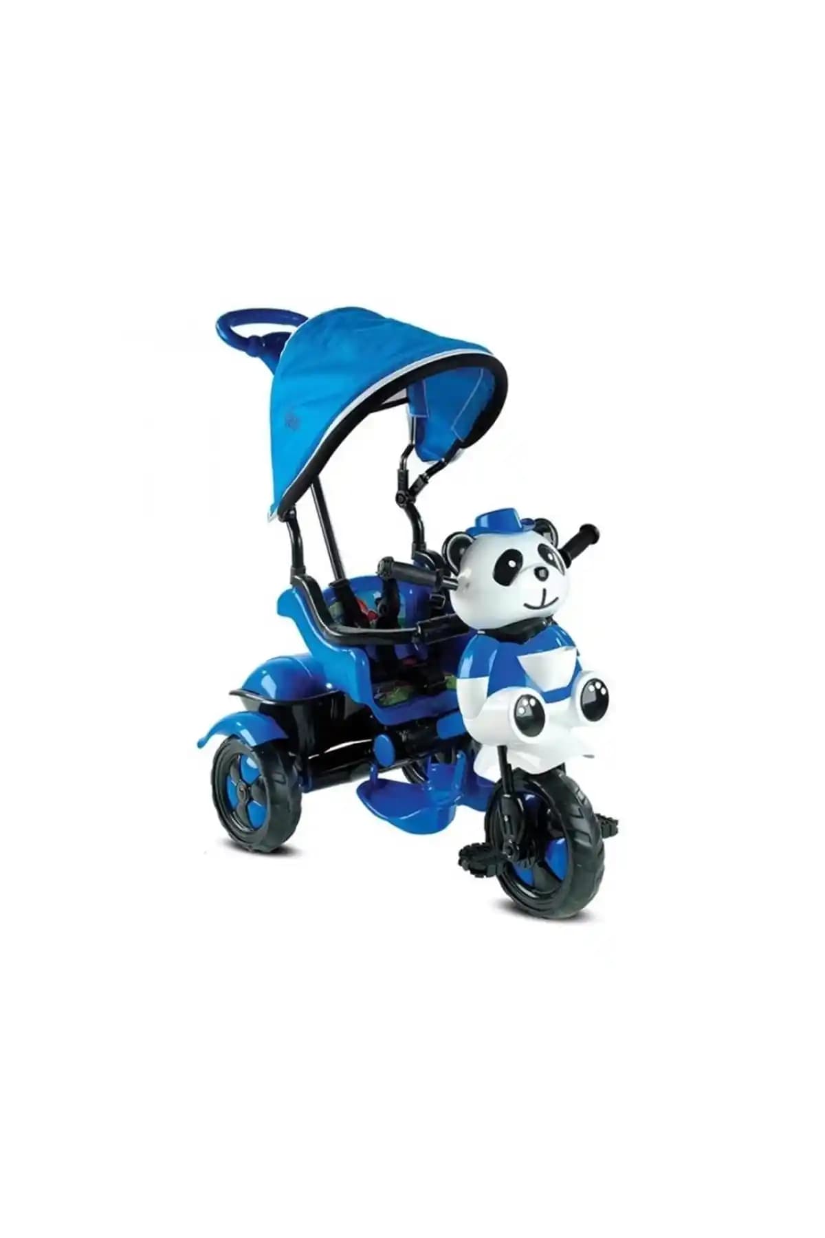 Babyhope Mavi Little Panda 3 Tekerli Çocuk Bisikleti Güvenlik ve Eğlence Odaklı Tasarım