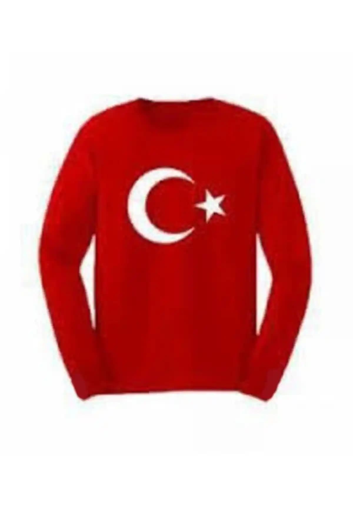 BoncukAVM Uzun Kollu Ay Yıldızlı Türk Bayrağı Tişörtü İncelemesi ve Özellikleri