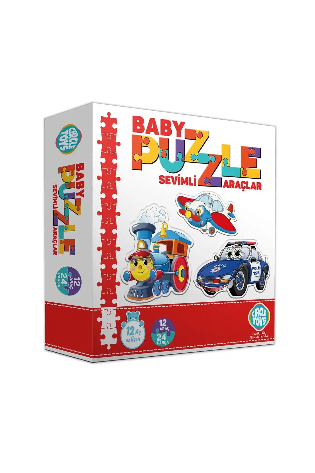 Circle Toys Bebek Puzzle Sevimli Araçlar: Eğlenceli ve Eğitici Çocuk Oyuncağı
