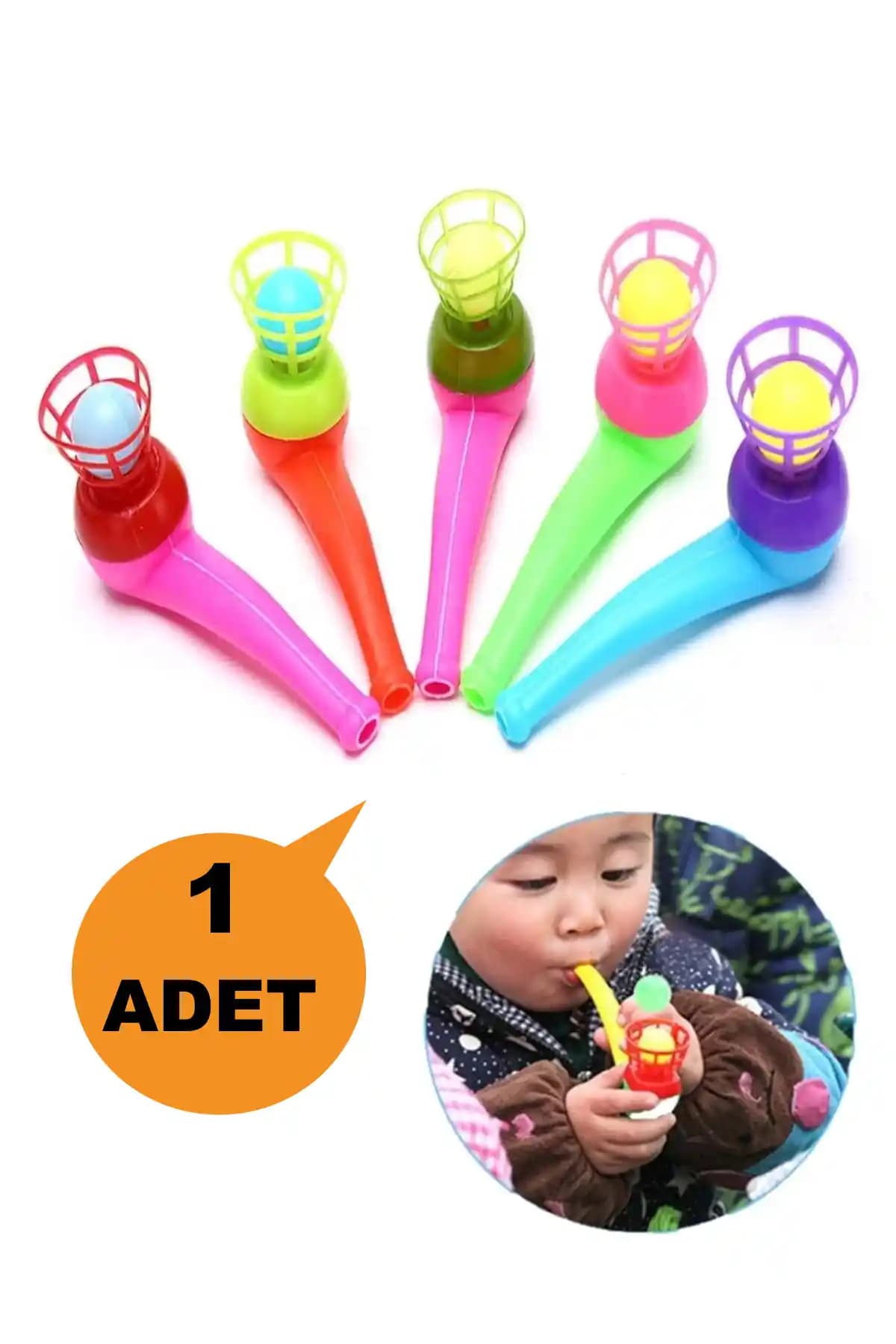 Çocuklar İçin Eğitici ve Güvenli Saksafon Pipet Top Üfleme Oyuncağı Özellikleri
