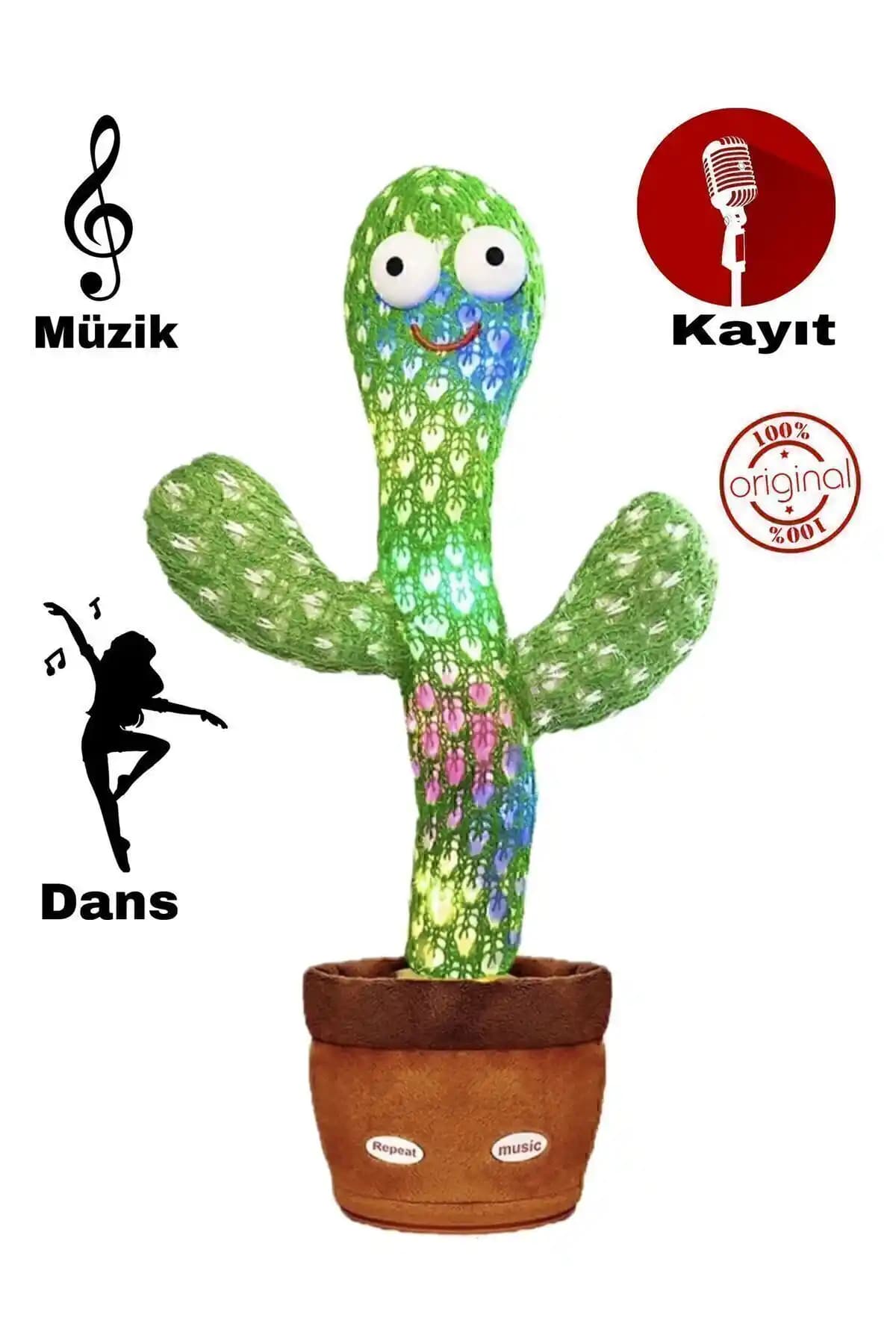 Çocuklar İçin Konuşan Dans Eden Işıklı Peluş Kaktüs Oyuncak Özellikleri ve Kullanım Rehberi