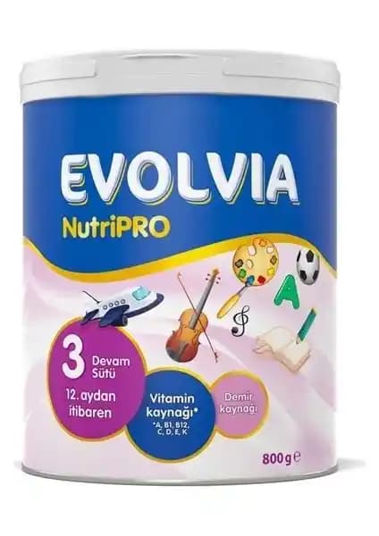 Evolvia NutriPRO Plus 3 Devam Sütü Bebekler İçin Güvenilir Beslenme Kaynağı