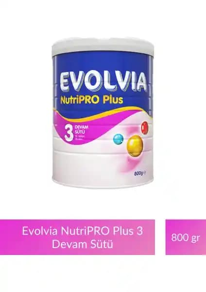 Evolvia NutriPRO Plus 3 Toz Devam Sütü: 12-24 Aylık Bebekler İçin Güvenilir ve Besleyici Seçenek