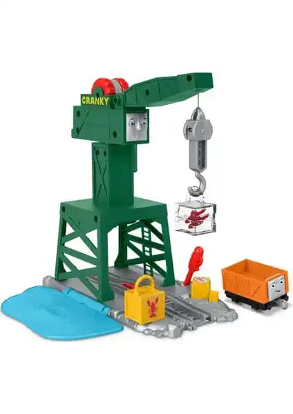Fisher-Price Thomas ve Arkadaşları Vinç Cranky Oyun Seti Çocuklar İçin Eğitici ve Eğlenceli Macera Oyuncağı