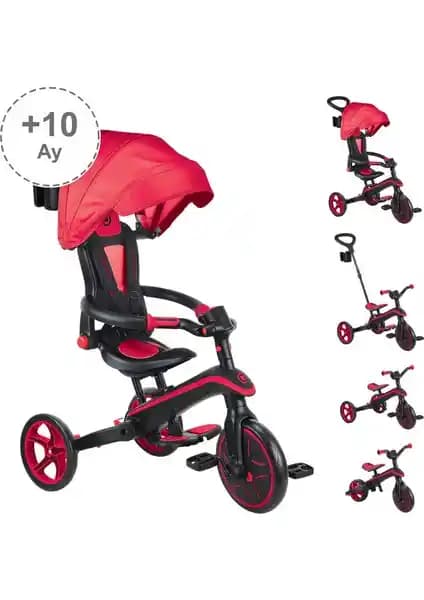 Globber Explorer 4in1 Katlanabilir Çocuk Bisikleti Çok Yönlü Güvenli Sürüş İçin Tasarlandı