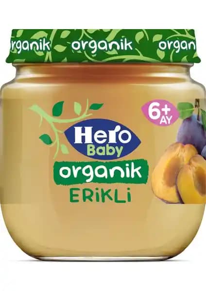 Hero Baby Organik Erik Püresi Kavanoz Mama: Doğal ve Güvenilir Bebek Gıdası Seçenekleri