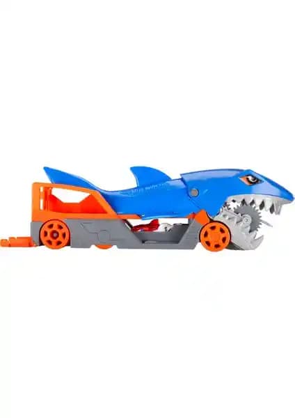 Hot Wheels Köpek Balığı Taşıyıcı Oyun Seti Çocuklar İçin Eğlenceli ve Dayanıklı Oyun Deneyimi