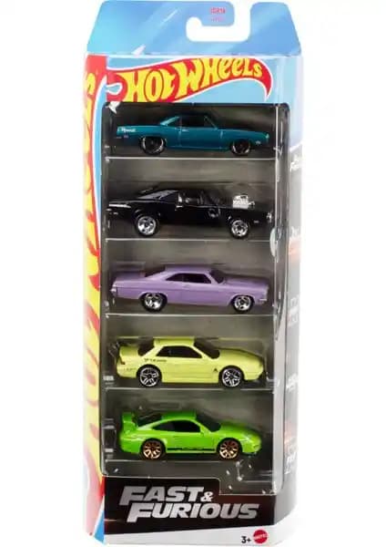 Hot Wheels ® 5'li Fast & Furious Araba Seti: Koleksiyon ve Eğlence İçin İdeal Bir Seçenek