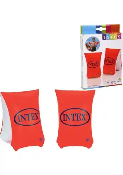 Intex Kırmızı Çocuklar İçin Yüzme Kollukları Güvenli ve Eğlenceli Su Deneyimi İçin Uygun