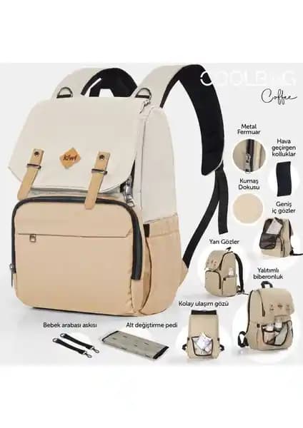 Kiwi CoolBag Anne Bebek Bakım Sırt Çantası: Fonksiyonellik ve Şıklığın Modern Tasarımı