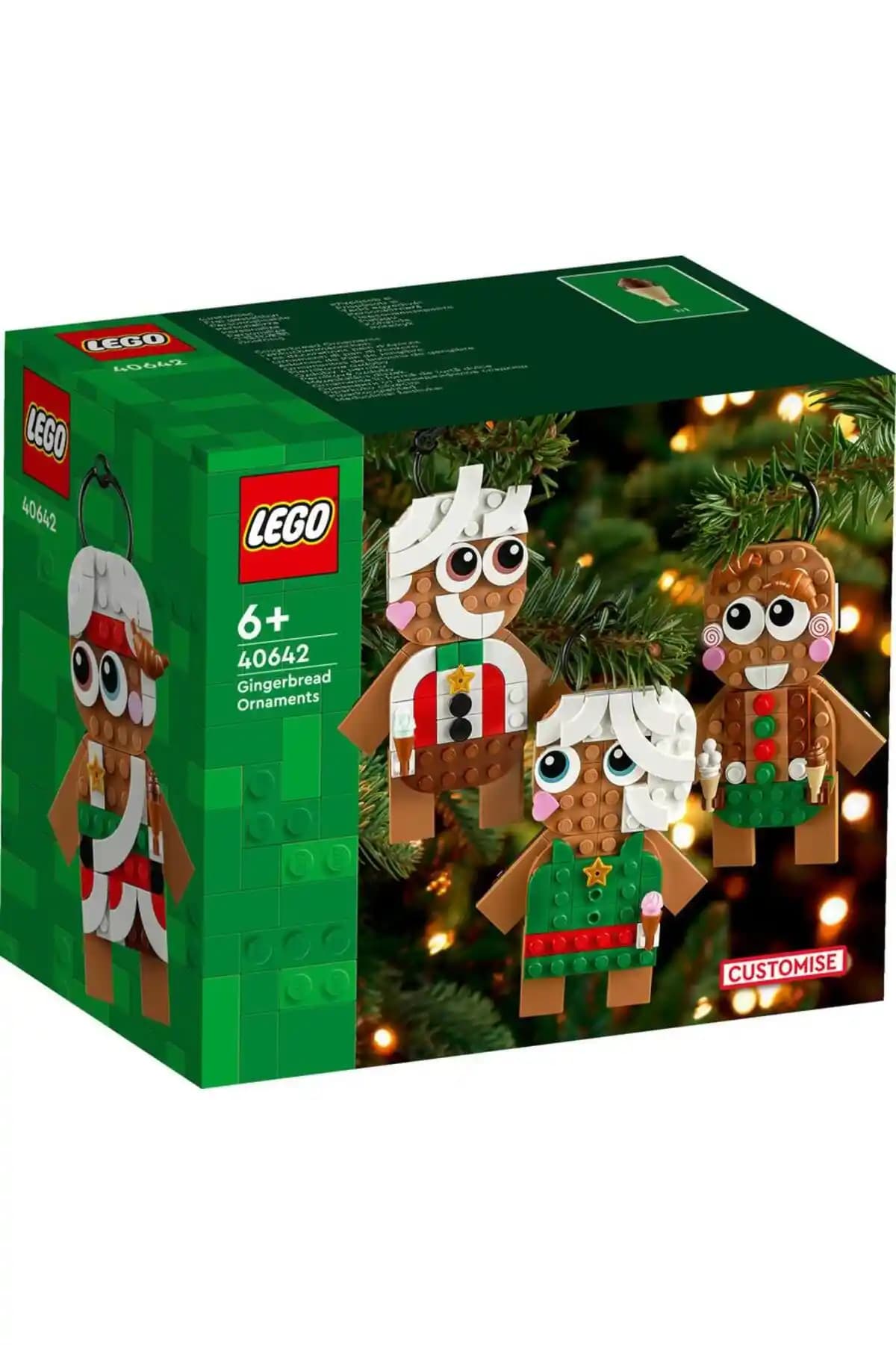 LEGO 40642 Zencefilli Kurabiye Süsü: Yaratıcı ve Renkli Yılbaşı Dekorasyon Seti