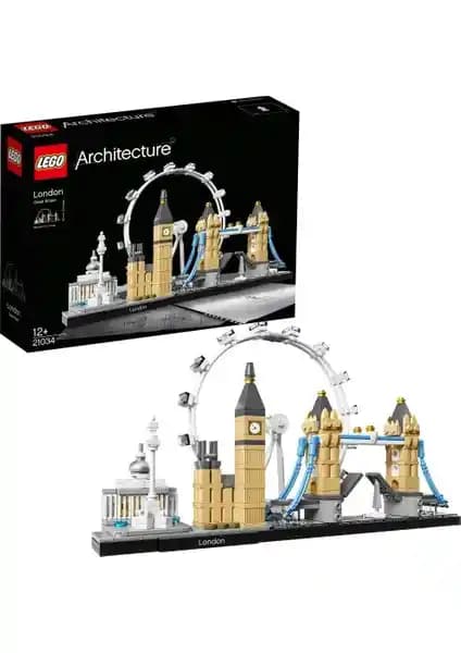 LEGO Architecture Londra 21034: Detaylı ve Şehir Mimarisini Yansıtan Koleksiyon Seti