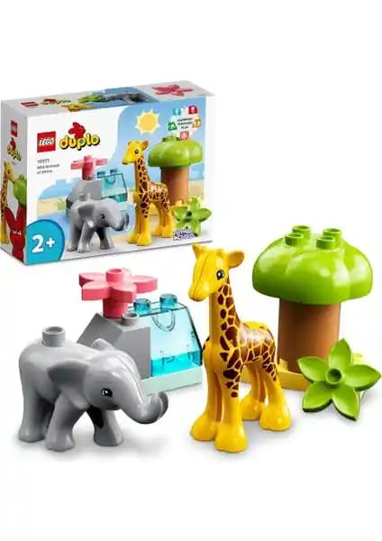 LEGO Duplo Vahşi Afrika Hayvanları Seti Çocuklar İçin Doğa ve Hayvan Temalı Oyunlar